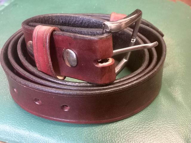 Hide Belt British Tan 1.5" (38mm)