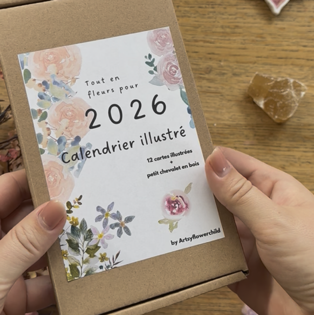 Mon joli calendrier illustré 2026 (2 éditions)
