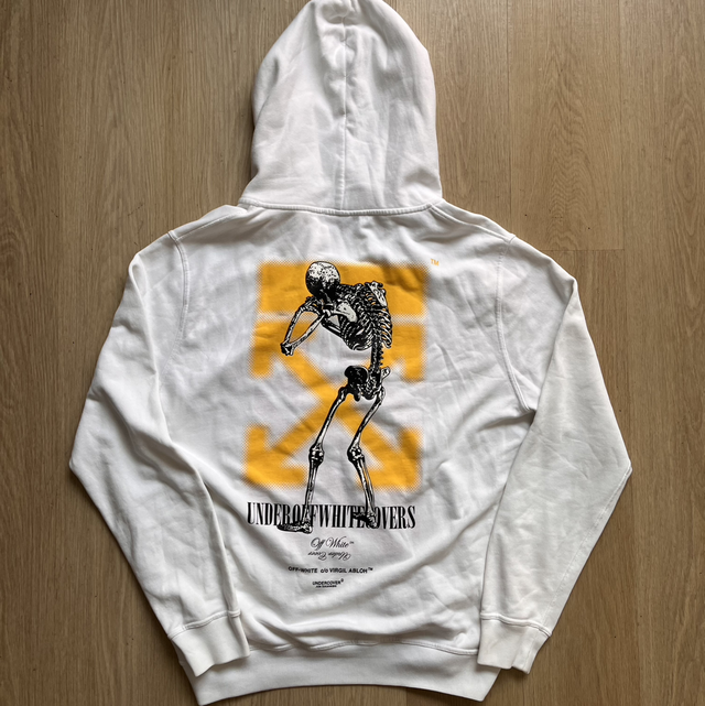 Off White X undercover zip hoodie reversibile size XL preowned 