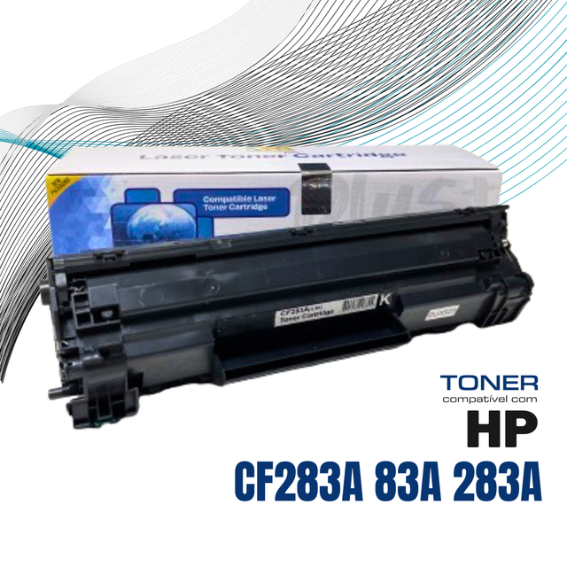 Toner Compatível com HP 283A CF283A M127FN M127FW M125 M201 M225 M226 M202 M201DW