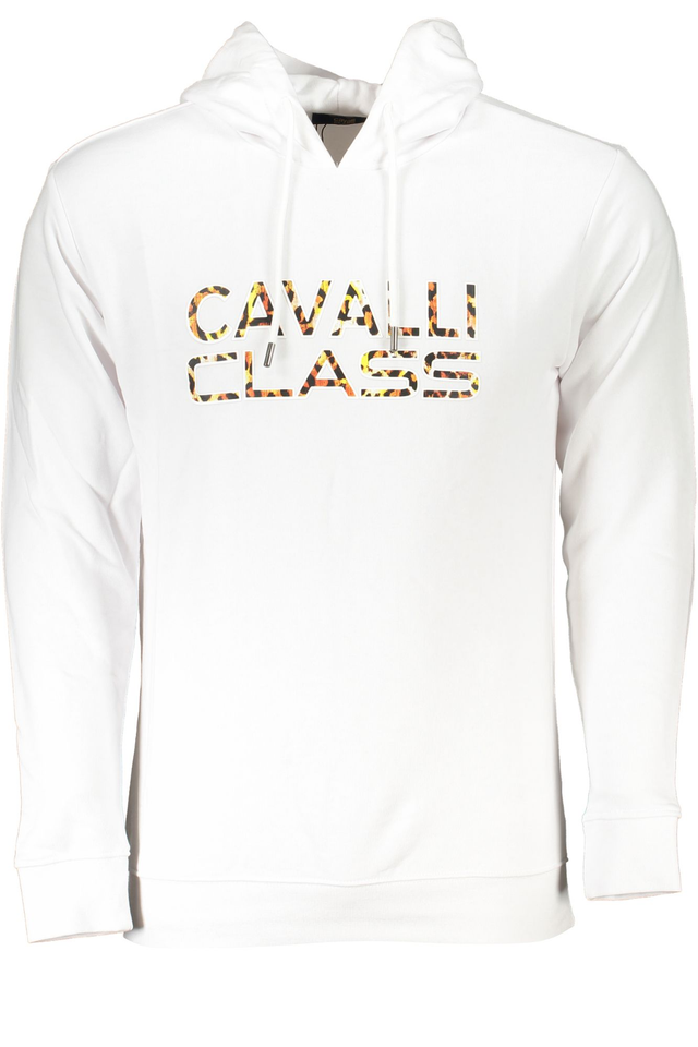 CAVALLI CLASS FELPA SENZA ZIP UOMO BIANCO