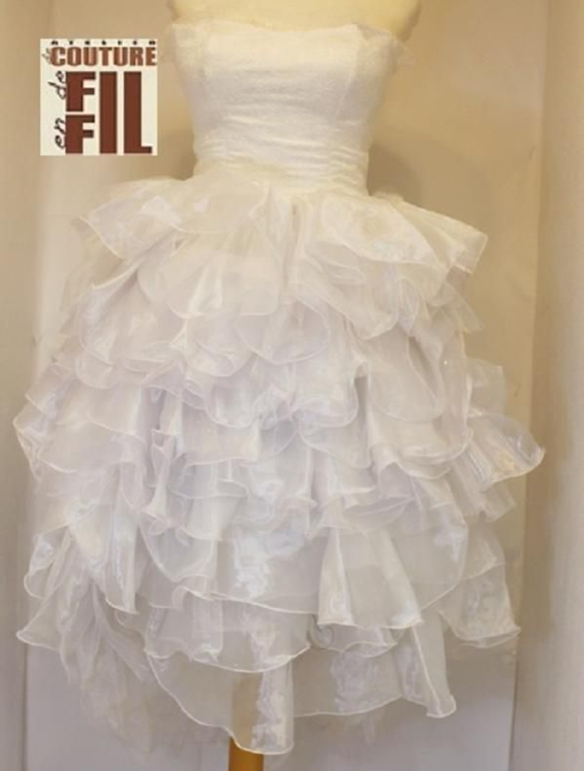 Robe de mariée bustier