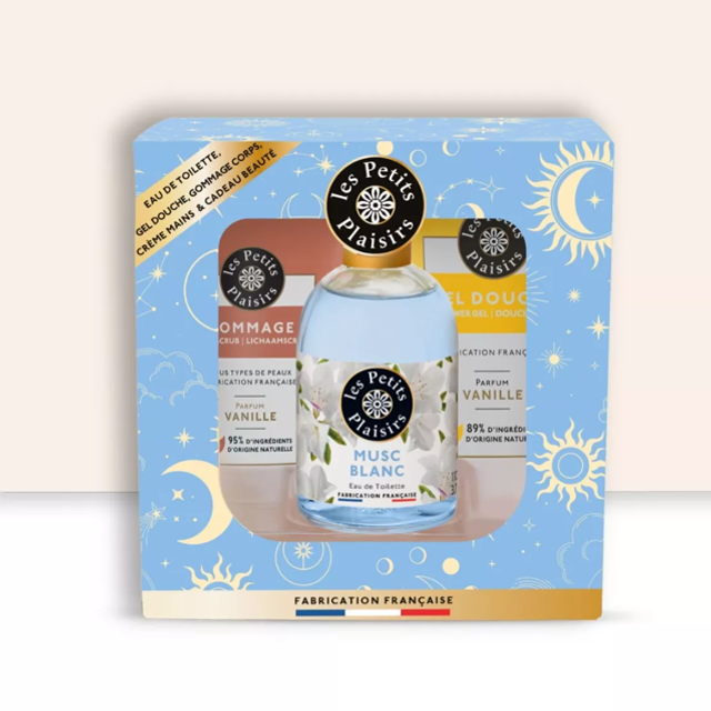 P.P COFFRET NOËL - PARFUM "MUSC BLANC" (5 PRODUITS)