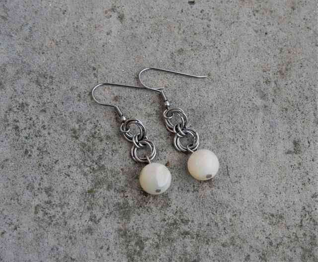 Boucles d'oreilles Nacre
