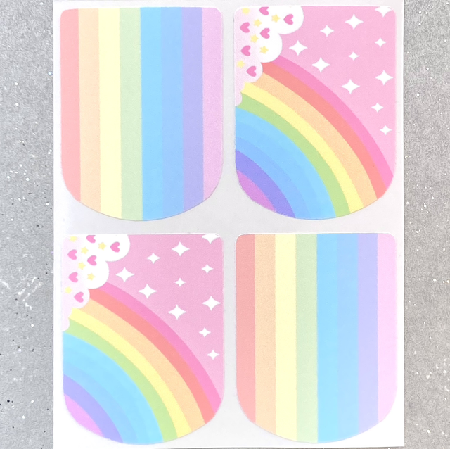 Rainbow Stickers (Set of 4) 