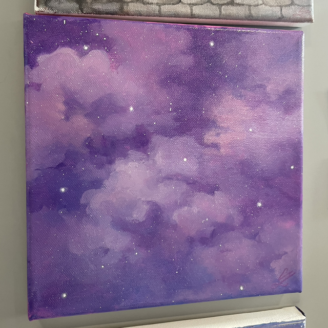 Galaxie violette 