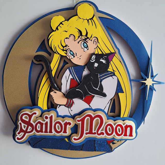 Couronne décorative murale Sailor moon