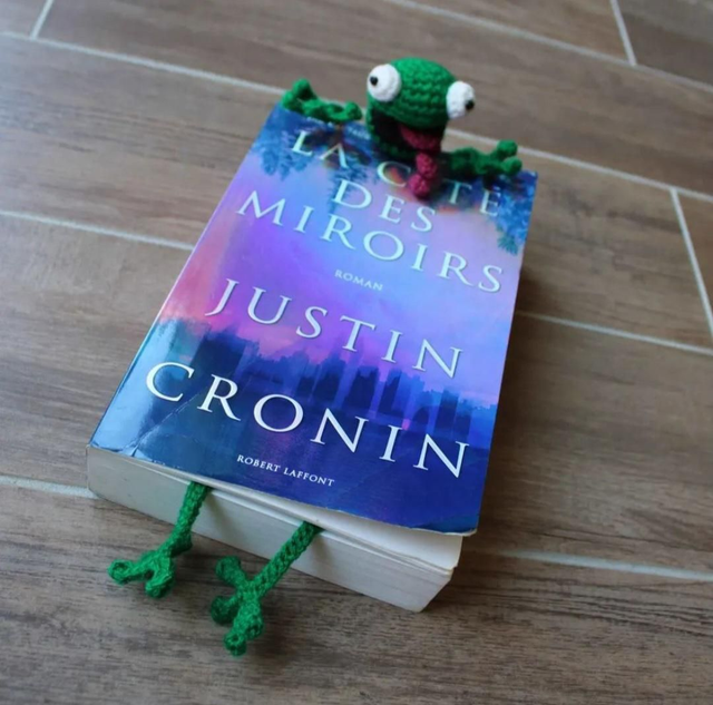 Marque page "Grenouille écrasée"