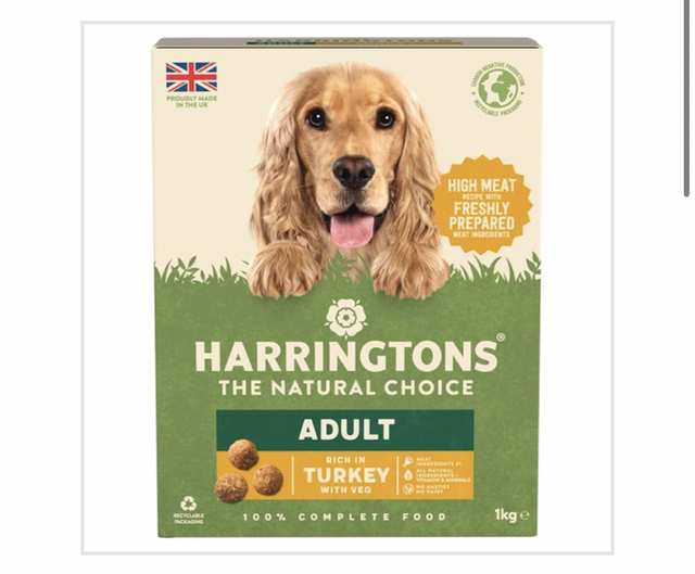 Harringtons Adult Rich in Turkey with Veg 1kg