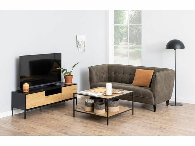 AC Design Meuble TV Seaford 140 x 40 x 45 cm 