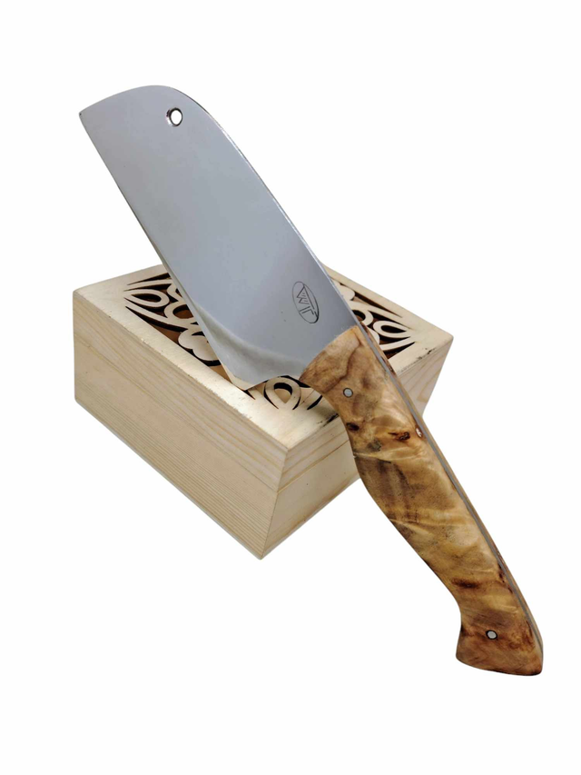 Trancheur à saucisson  - Loupe de peuplier