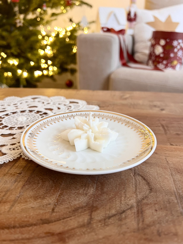 🎄 Bougie Edelweiss