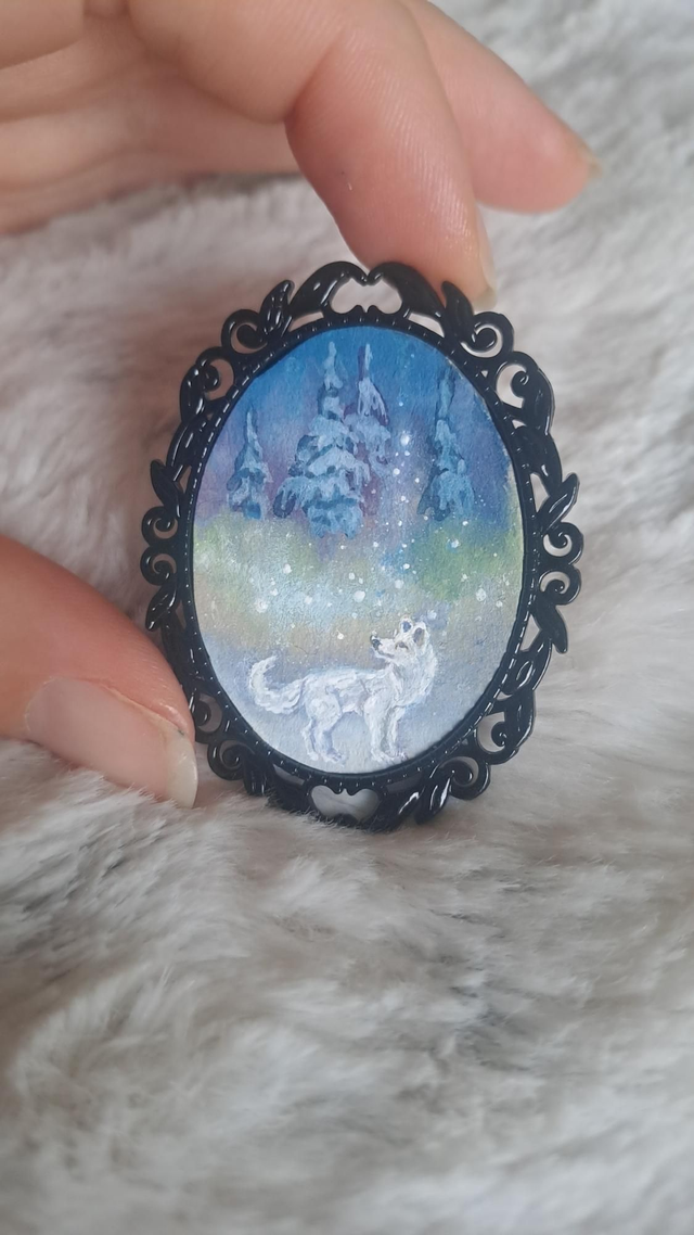 Broche Arctique Aurora Borealis