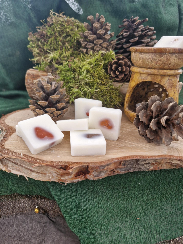 Amber & Violet crystal wax melt