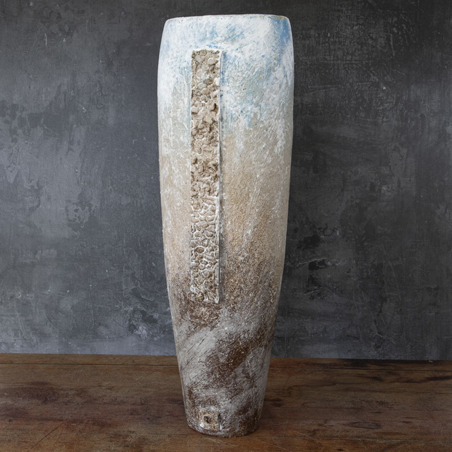 Vase thrown and coiled