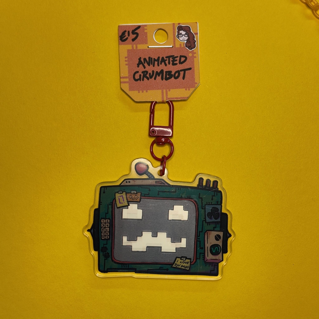 Animated Grumbot - Hermitcraft - Charm - [CHM-HC-GB]