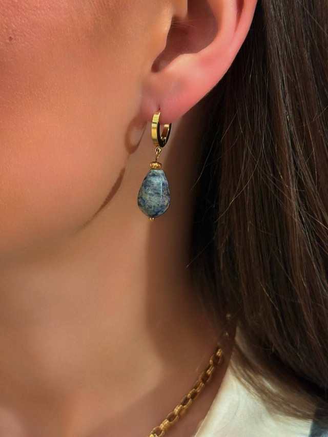 ✨ Kyanite Hoop Earrings