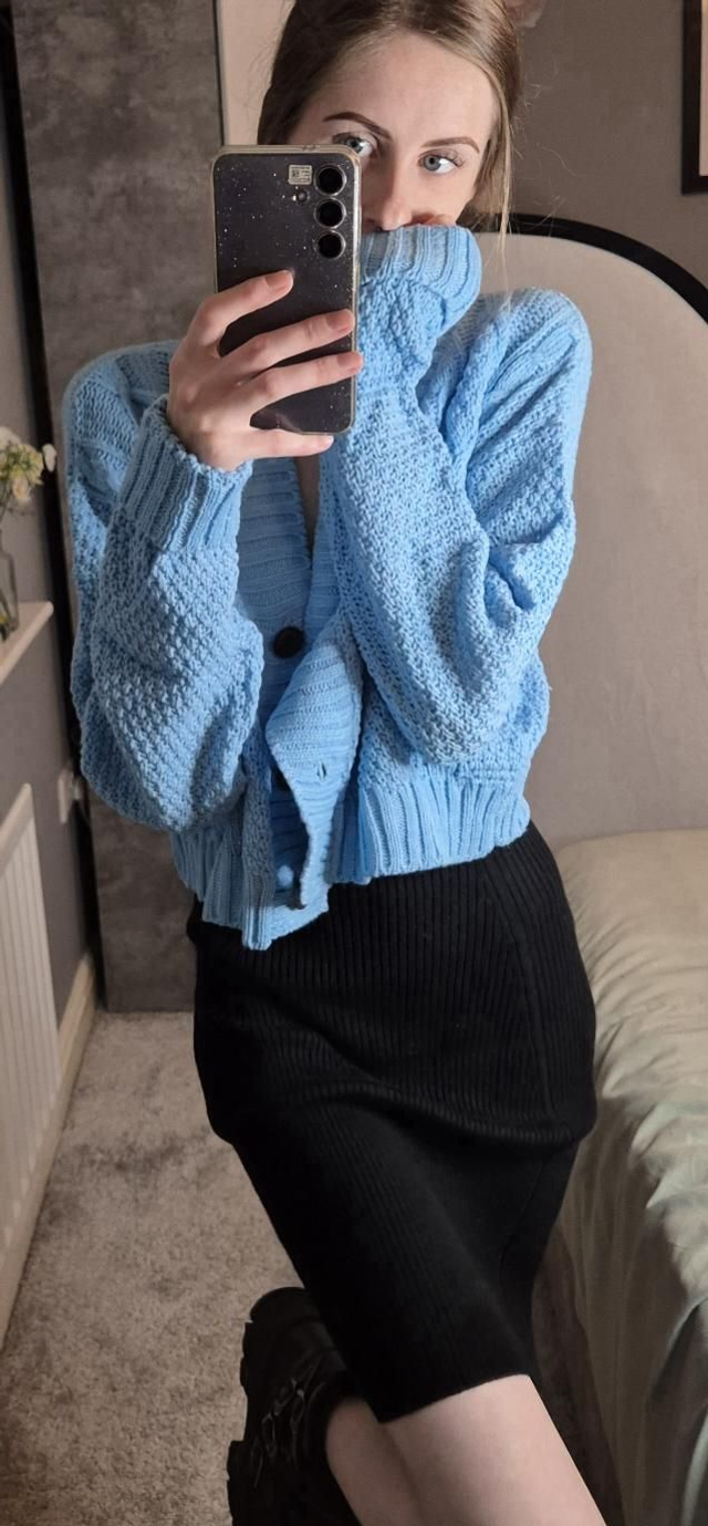 Crop Knitted Cardigan