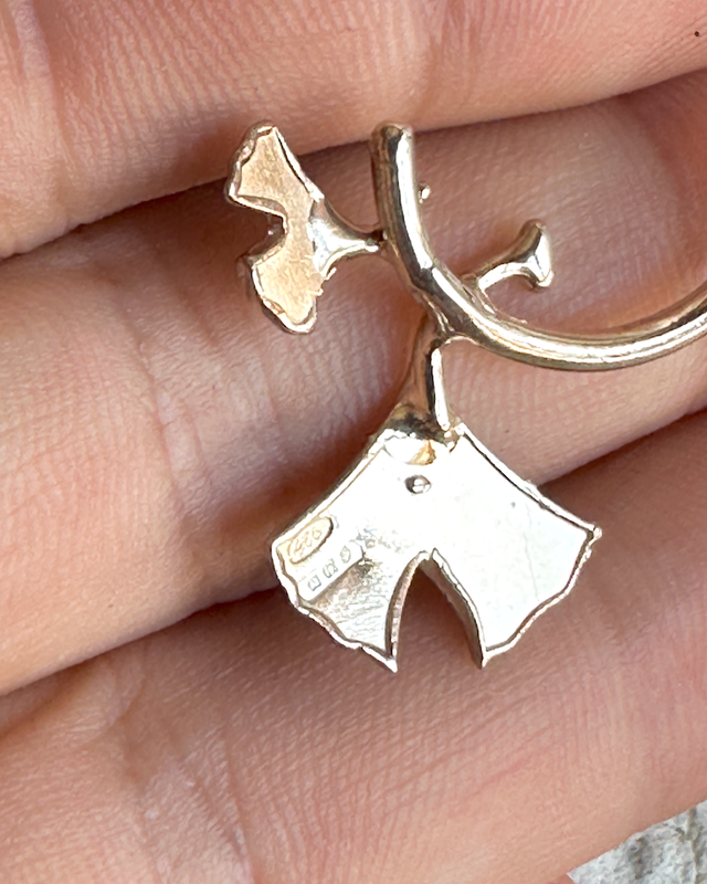 Orecchini Gingko Sospeso