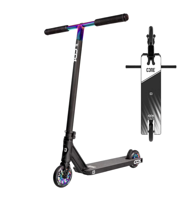 CORE CD1 Complete Stunt Scooter NeoChrome/Black