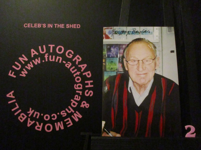 Geoffrey Bayldon Authentic Autographed 6x4 Our Facing Photograph (2)