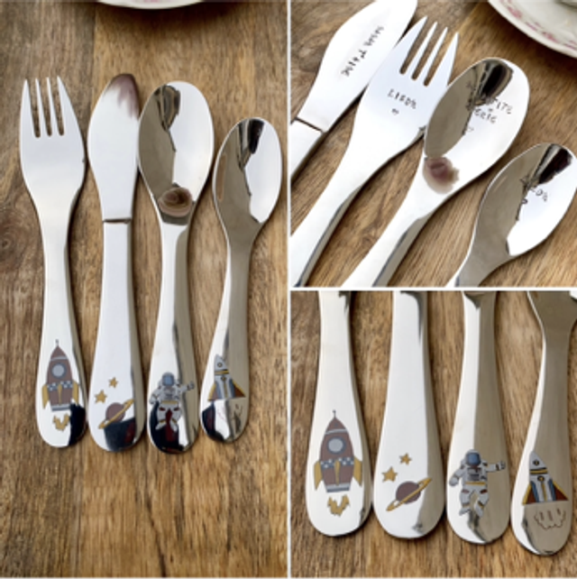 4 pièces fusée/astronaute 