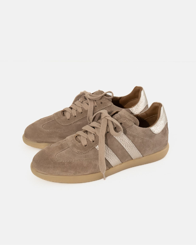 Sneakers in pelle crosta