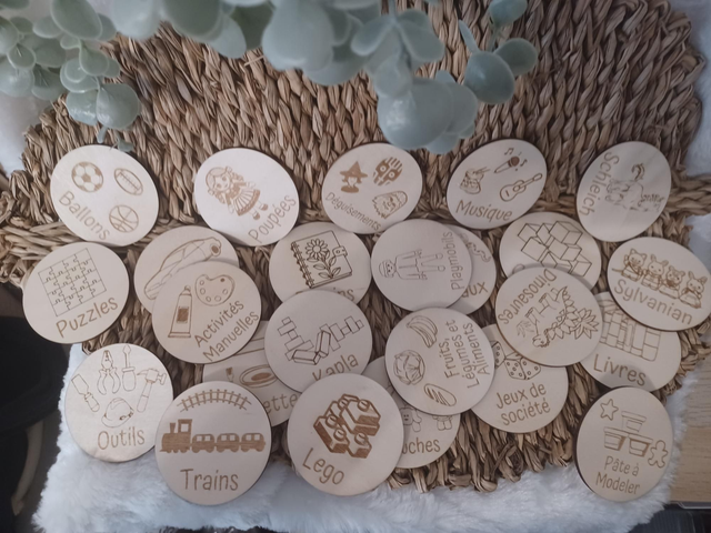 Étiquettes de rangement 