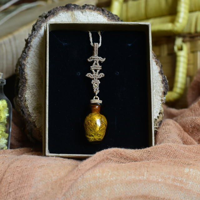 talisman totem apothicaire mousse &amp; quartz