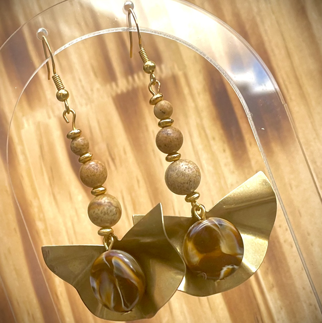 Boucles Bali Jaspe Paysage 