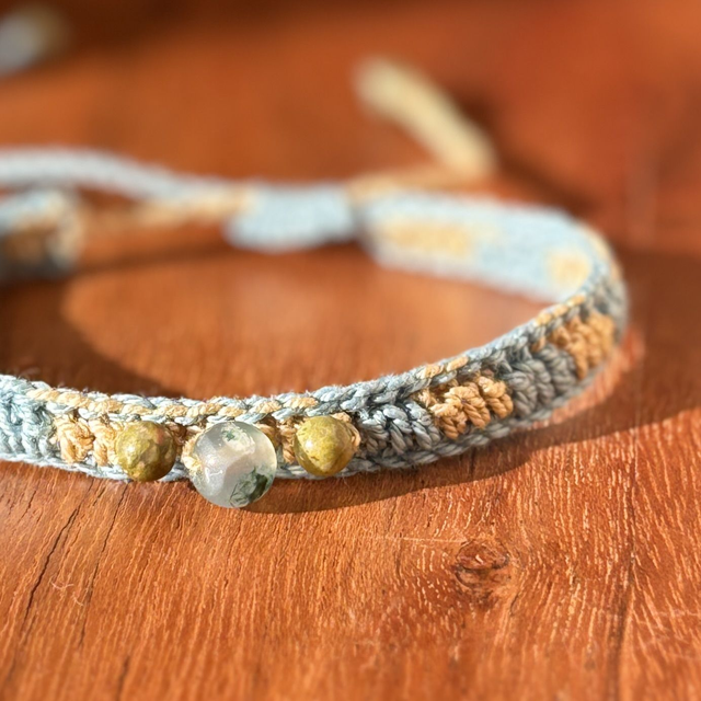 Agate mousse & Unakite