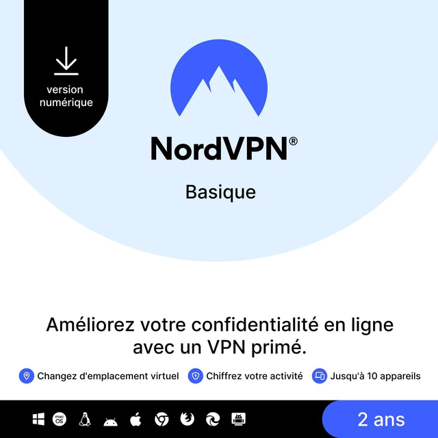 NordVPN Basique - 2 ans