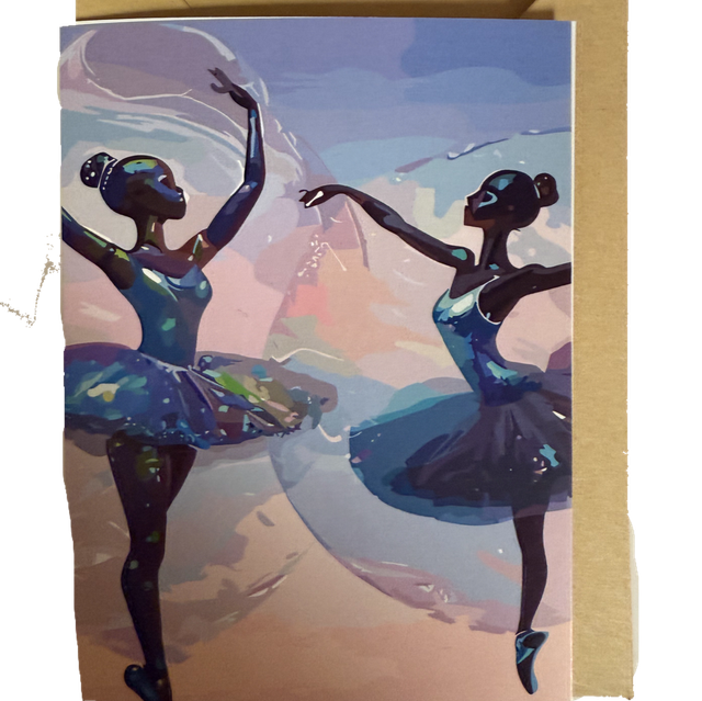Ballerina card 