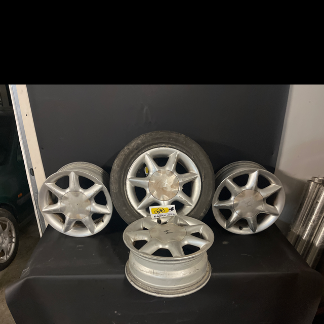 Jantes 4x100 15 pouces 