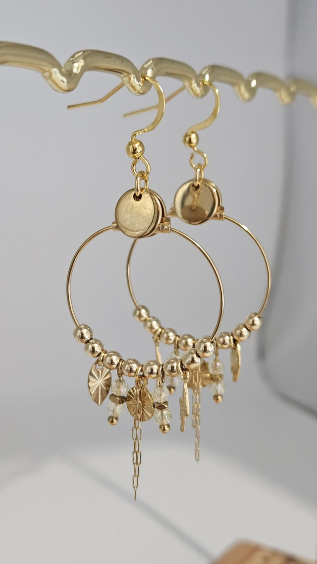 Boucles d&#039;oreilles créoles 