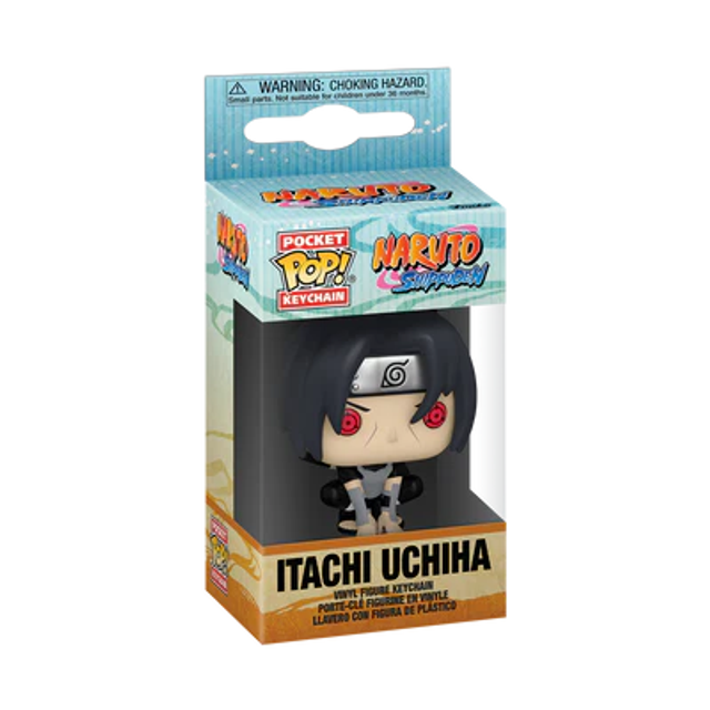👁️🗨️Pocket Pop Keychains – NARUTO SHIPPUDEN - Itachi Uchiha (Moonlit)🌑