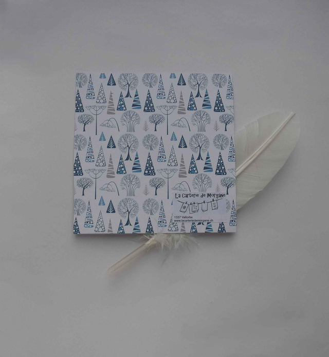 La fillette et le renne en hiver