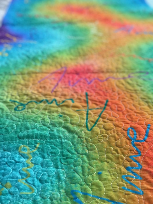 "Aime" - Pièce unique - Pied de lit matelassé - 180cm x 60cm - (Coussins vendus séparément) - Coton bio Made in France