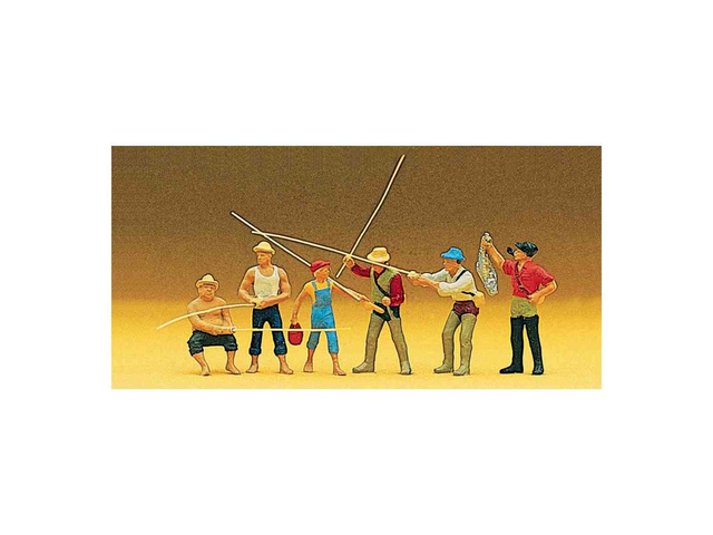 pêcheurs à la ligne preiser 10077 H0