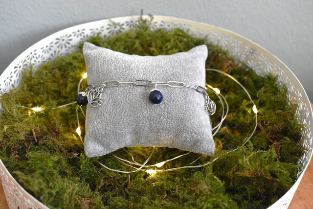 Edelstahl Armband Lotusblüte