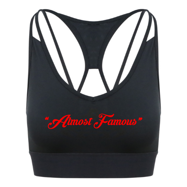 Almost Famous Ladies X back crop top
