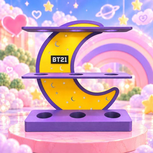  Expositor BT21 x McDonald's BTS – Diseño Luna