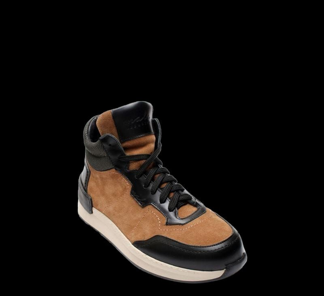 Brown Men’s Leather Boots Sneaker 