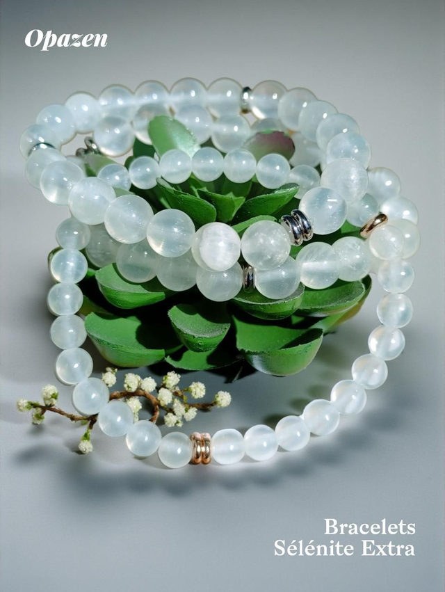 Bracelets Sélénite 