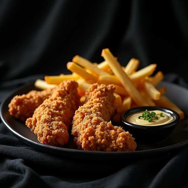 Dish: Chicken Tenders &amp; French Fries