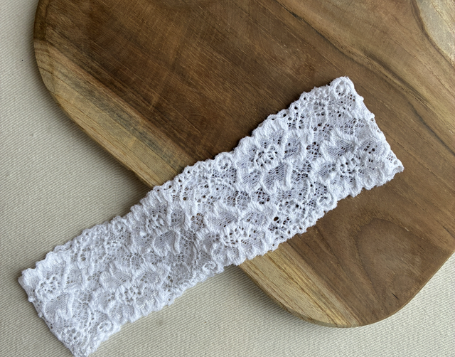 Bandeau Dentelle Blanc