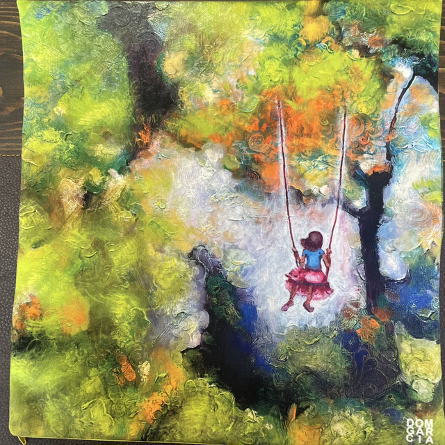 Housse de coussin « balançoire »