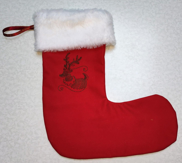 Chausette de Noël  renne