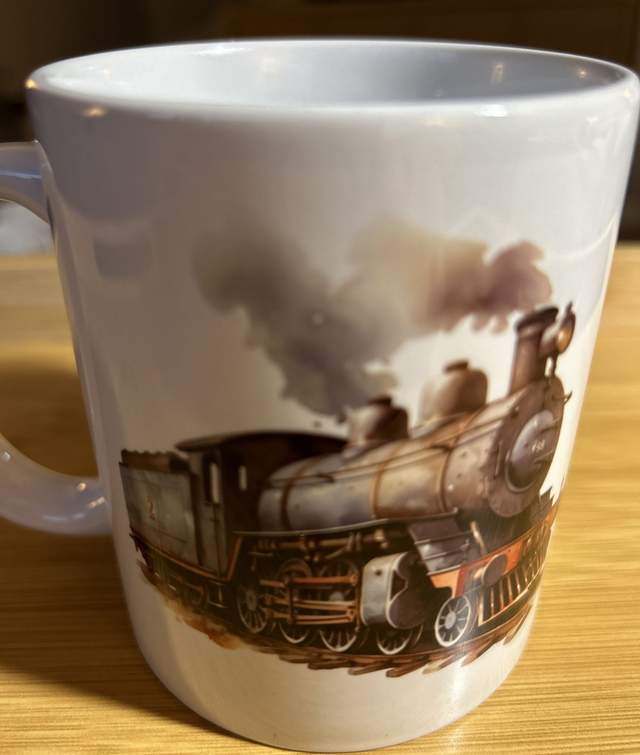 P5. Train mug