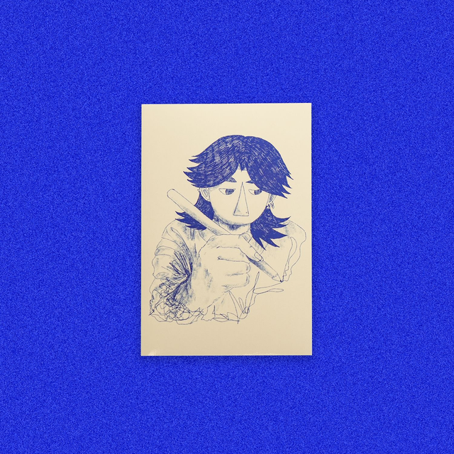 Drawing itself (15x10cm Glossy card)